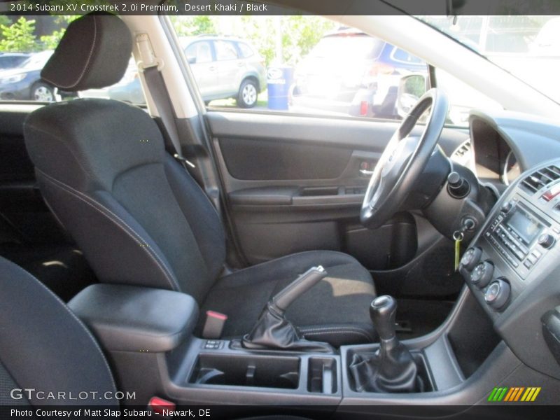 Desert Khaki / Black 2014 Subaru XV Crosstrek 2.0i Premium