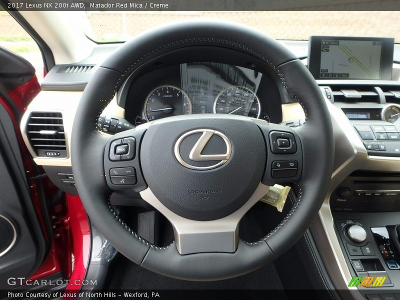 Matador Red Mica / Creme 2017 Lexus NX 200t AWD