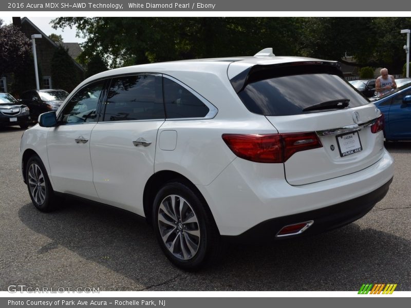 White Diamond Pearl / Ebony 2016 Acura MDX SH-AWD Technology