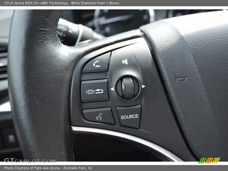 White Diamond Pearl / Ebony 2016 Acura MDX SH-AWD Technology