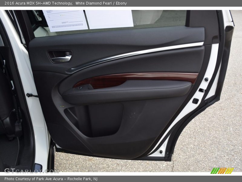 White Diamond Pearl / Ebony 2016 Acura MDX SH-AWD Technology
