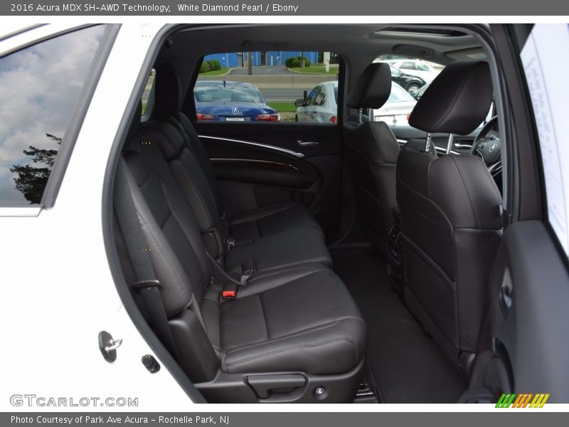 White Diamond Pearl / Ebony 2016 Acura MDX SH-AWD Technology