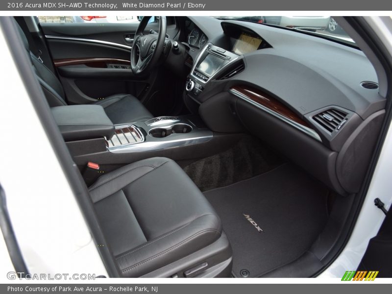White Diamond Pearl / Ebony 2016 Acura MDX SH-AWD Technology