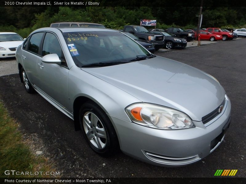 Silver Ice Metallic / Ebony 2010 Chevrolet Impala LS
