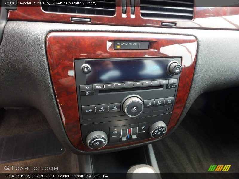 Silver Ice Metallic / Ebony 2010 Chevrolet Impala LS