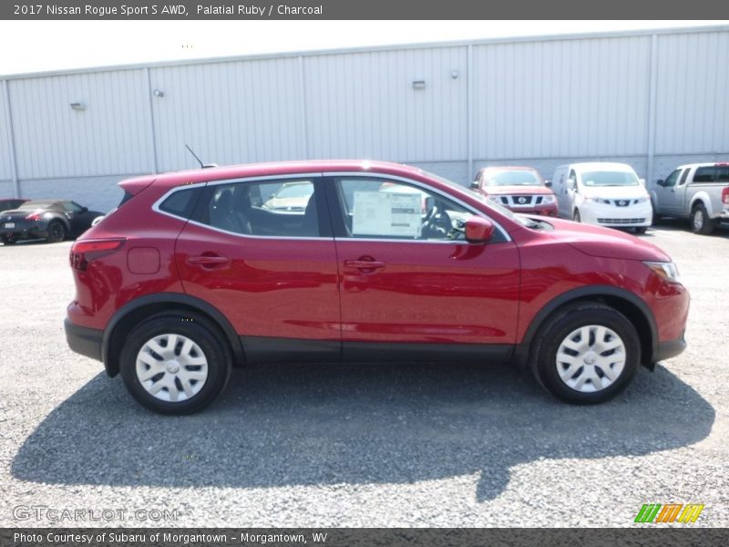 Palatial Ruby / Charcoal 2017 Nissan Rogue Sport S AWD