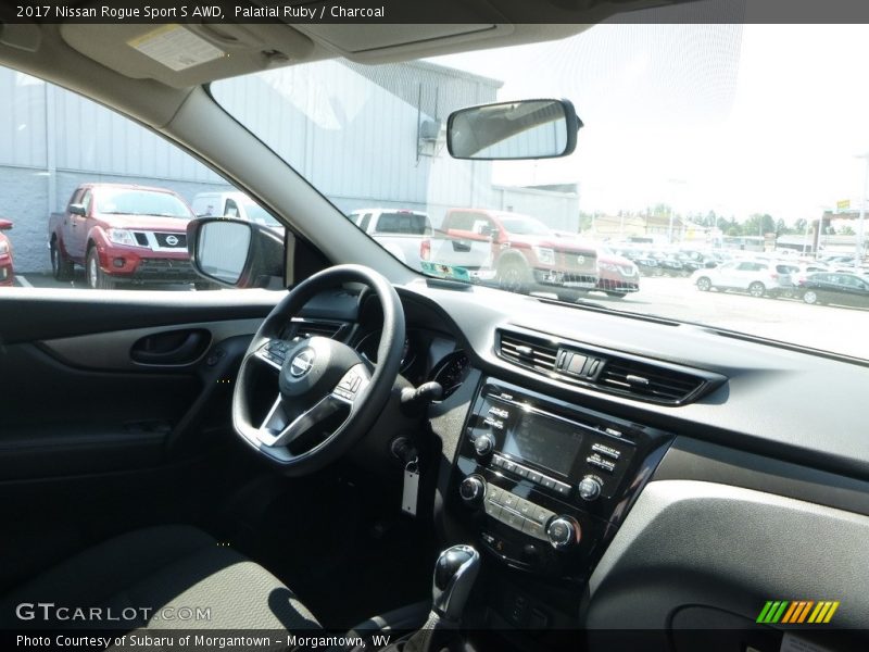 Palatial Ruby / Charcoal 2017 Nissan Rogue Sport S AWD