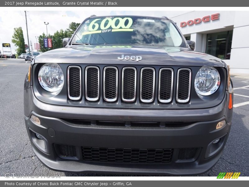 Granite Crystal Metallic / Black 2017 Jeep Renegade Latitude