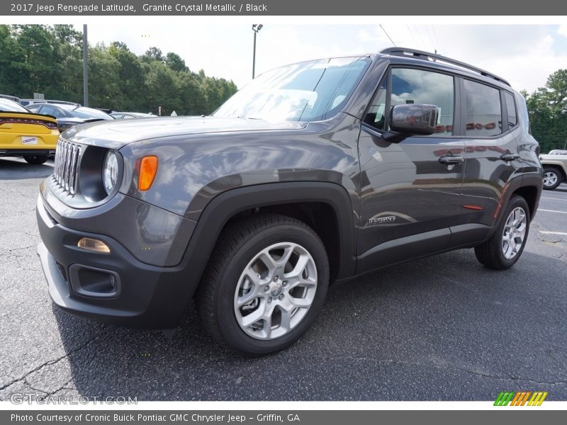 Granite Crystal Metallic / Black 2017 Jeep Renegade Latitude