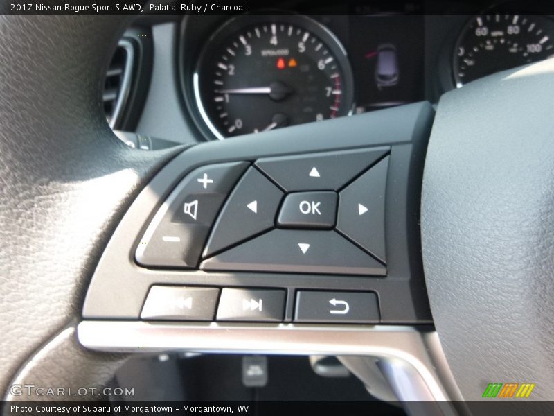 Palatial Ruby / Charcoal 2017 Nissan Rogue Sport S AWD