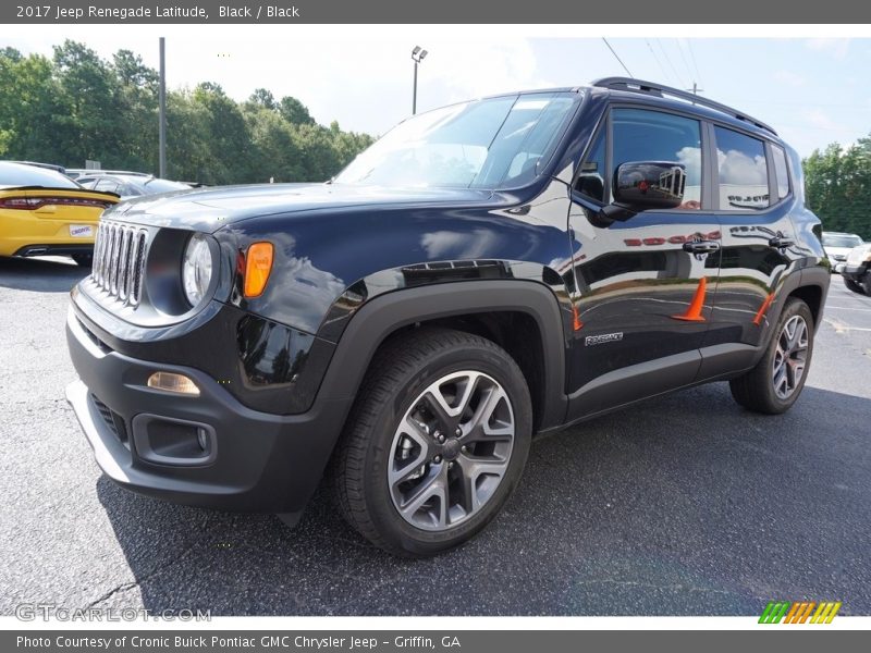 Black / Black 2017 Jeep Renegade Latitude