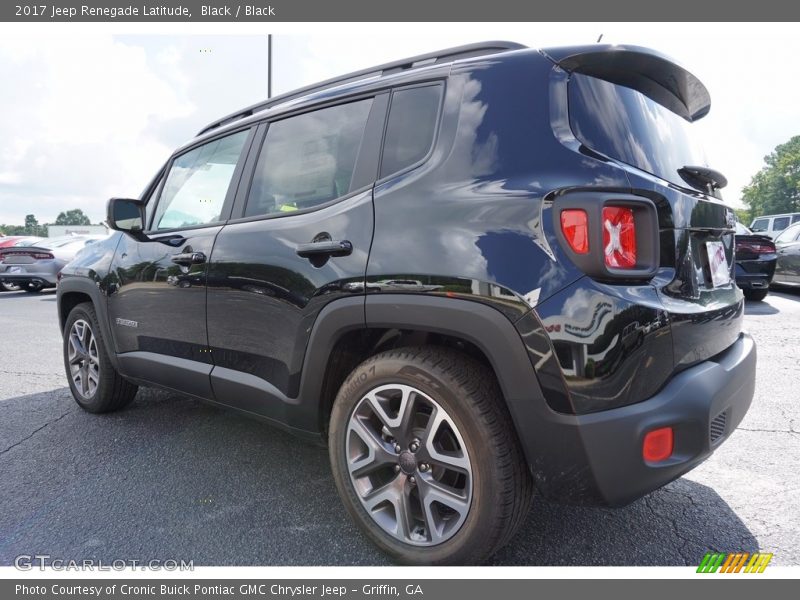 Black / Black 2017 Jeep Renegade Latitude