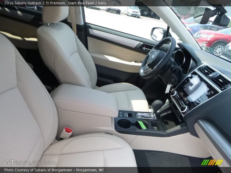 Dark Blue Pearl / Ivory 2018 Subaru Outback 2.5i Premium
