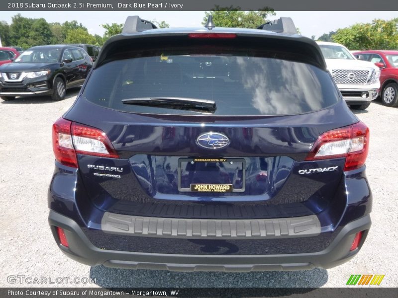 Dark Blue Pearl / Ivory 2018 Subaru Outback 2.5i Premium