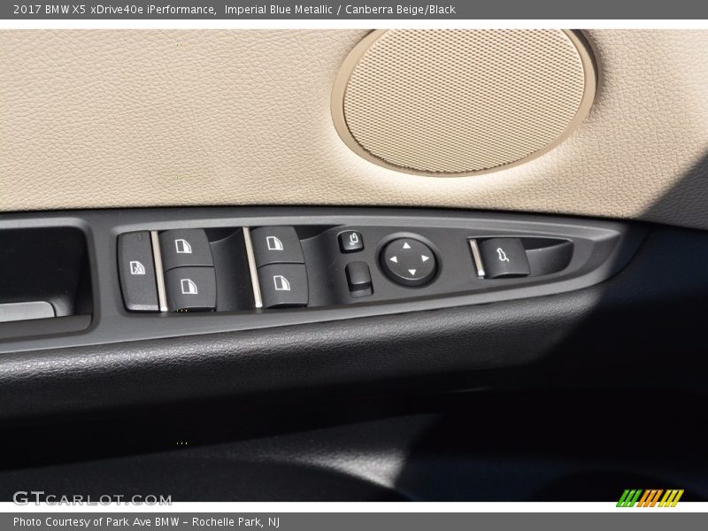 Imperial Blue Metallic / Canberra Beige/Black 2017 BMW X5 xDrive40e iPerformance