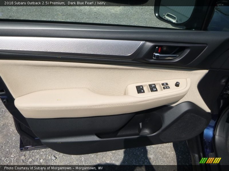 Dark Blue Pearl / Ivory 2018 Subaru Outback 2.5i Premium