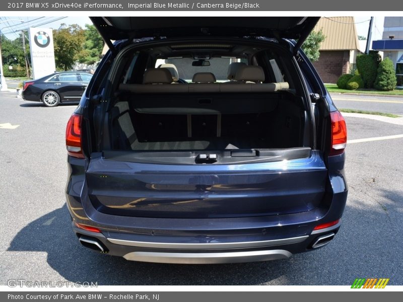 Imperial Blue Metallic / Canberra Beige/Black 2017 BMW X5 xDrive40e iPerformance