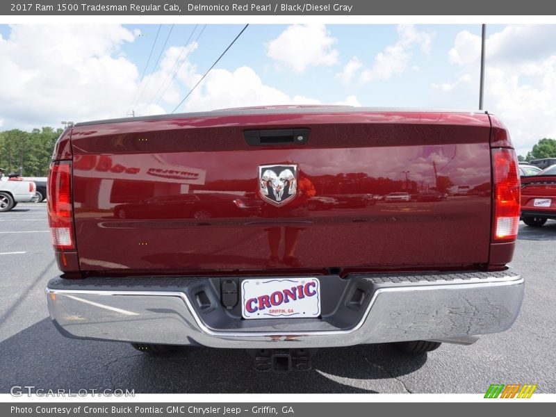 Delmonico Red Pearl / Black/Diesel Gray 2017 Ram 1500 Tradesman Regular Cab