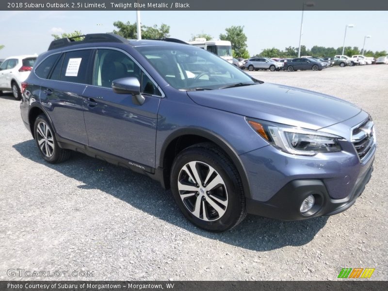 Twilight Blue Metallic / Black 2018 Subaru Outback 2.5i Limited