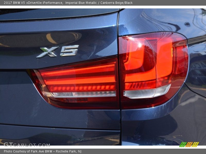 Imperial Blue Metallic / Canberra Beige/Black 2017 BMW X5 xDrive40e iPerformance