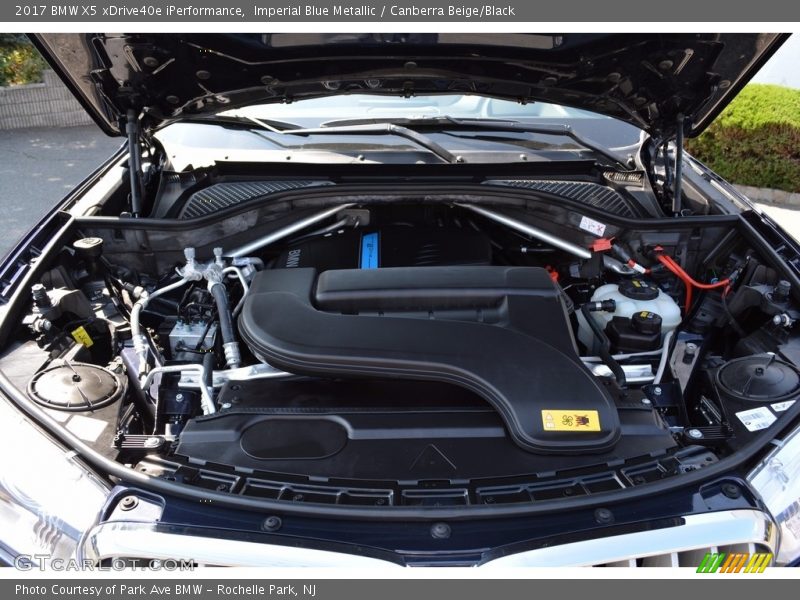 Imperial Blue Metallic / Canberra Beige/Black 2017 BMW X5 xDrive40e iPerformance