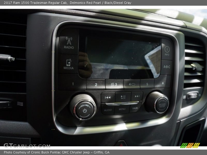 Delmonico Red Pearl / Black/Diesel Gray 2017 Ram 1500 Tradesman Regular Cab