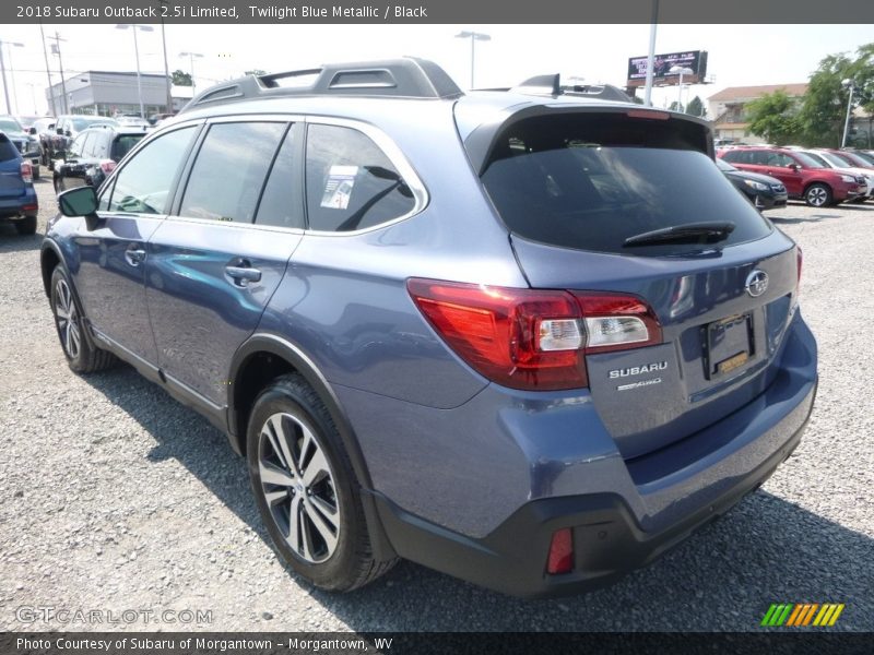 Twilight Blue Metallic / Black 2018 Subaru Outback 2.5i Limited