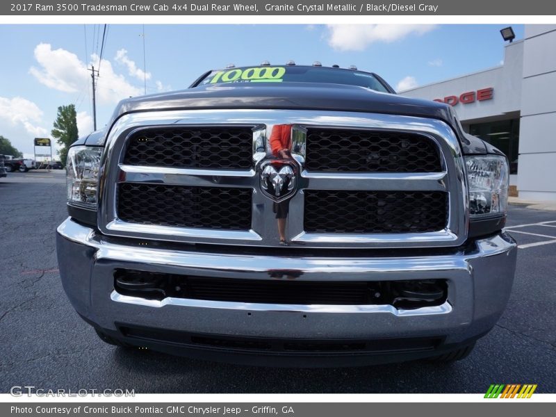 Granite Crystal Metallic / Black/Diesel Gray 2017 Ram 3500 Tradesman Crew Cab 4x4 Dual Rear Wheel