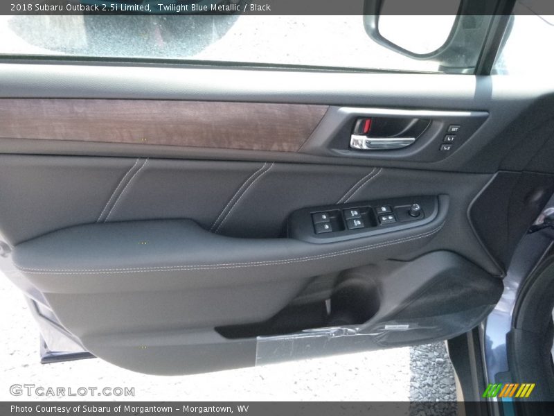 Twilight Blue Metallic / Black 2018 Subaru Outback 2.5i Limited
