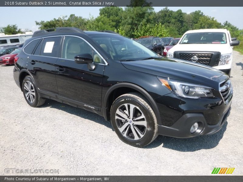 Crystal Black Silica / Ivory 2018 Subaru Outback 2.5i Limited