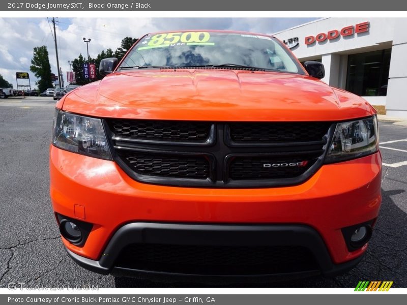 Blood Orange / Black 2017 Dodge Journey SXT