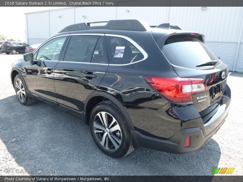 Crystal Black Silica / Ivory 2018 Subaru Outback 2.5i Limited