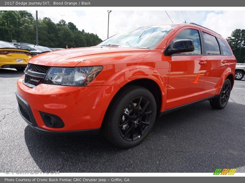 Blood Orange / Black 2017 Dodge Journey SXT