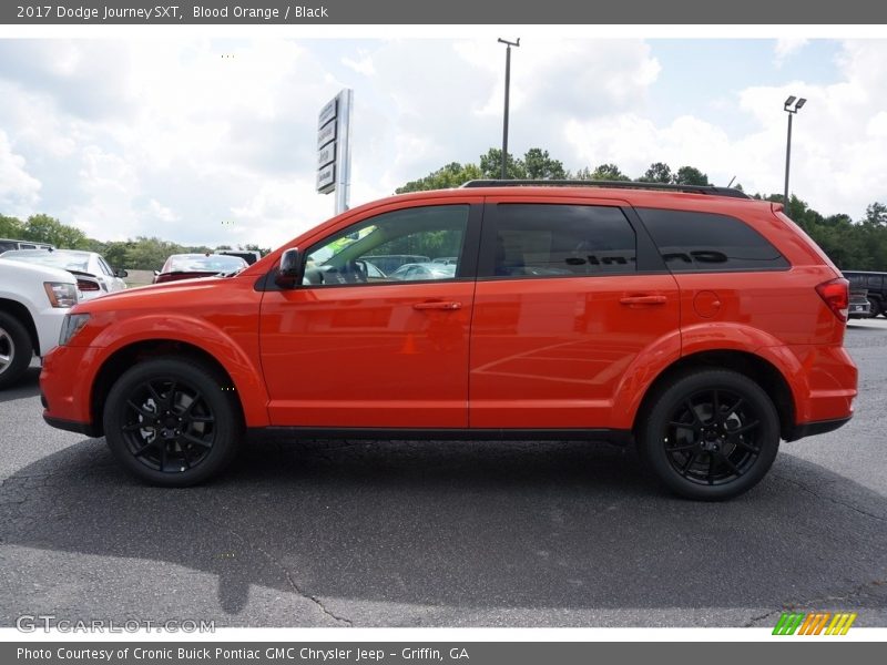 Blood Orange / Black 2017 Dodge Journey SXT