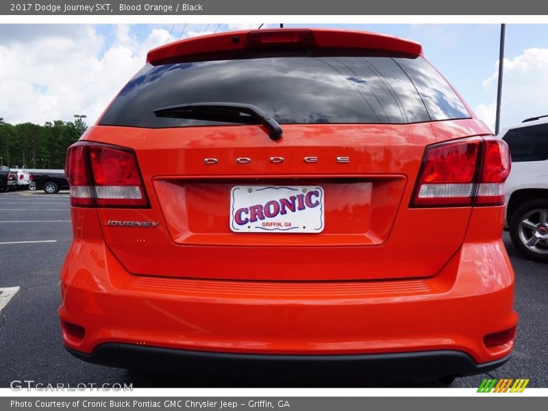Blood Orange / Black 2017 Dodge Journey SXT