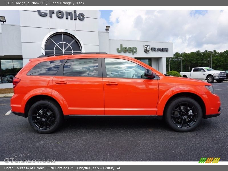Blood Orange / Black 2017 Dodge Journey SXT