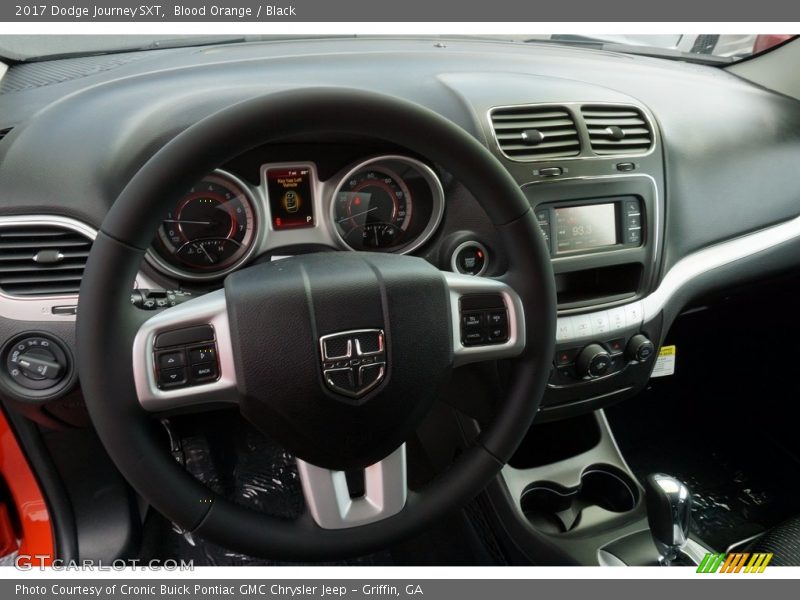 Blood Orange / Black 2017 Dodge Journey SXT