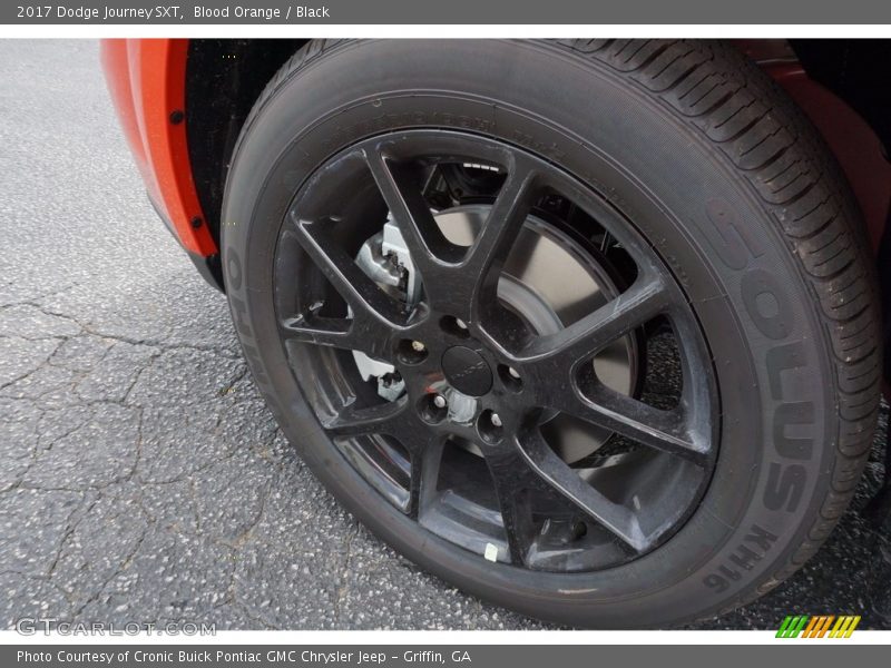 Blood Orange / Black 2017 Dodge Journey SXT