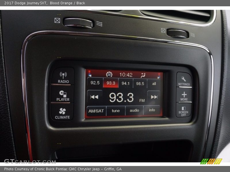 Blood Orange / Black 2017 Dodge Journey SXT