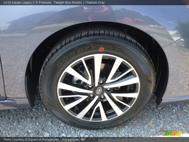 Twilight Blue Metallic / Titanium Gray 2018 Subaru Legacy 2.5i Premium