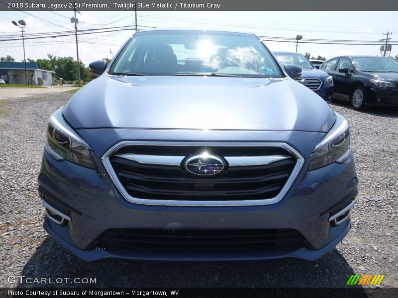 Twilight Blue Metallic / Titanium Gray 2018 Subaru Legacy 2.5i Premium