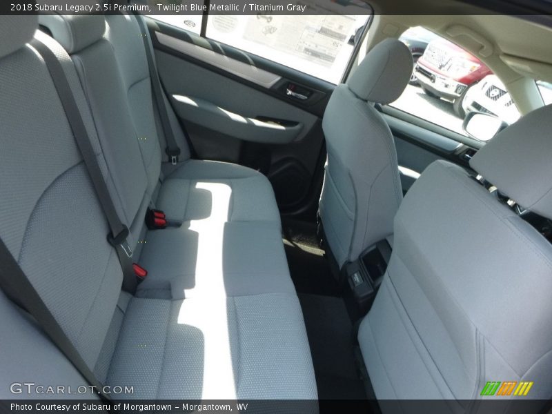 Twilight Blue Metallic / Titanium Gray 2018 Subaru Legacy 2.5i Premium