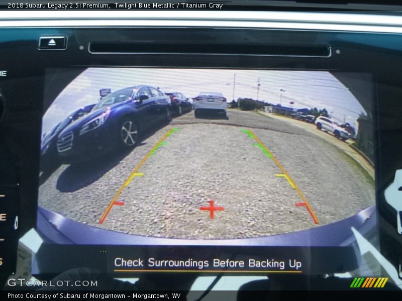Twilight Blue Metallic / Titanium Gray 2018 Subaru Legacy 2.5i Premium