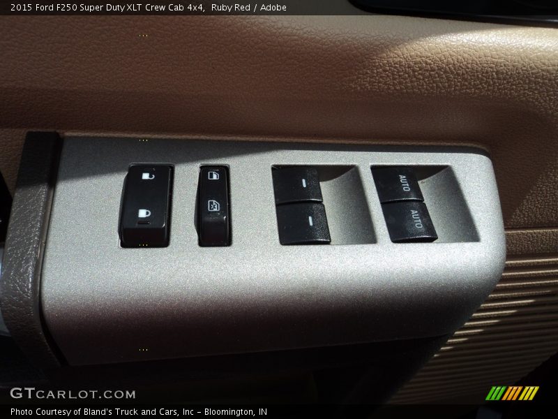 Ruby Red / Adobe 2015 Ford F250 Super Duty XLT Crew Cab 4x4