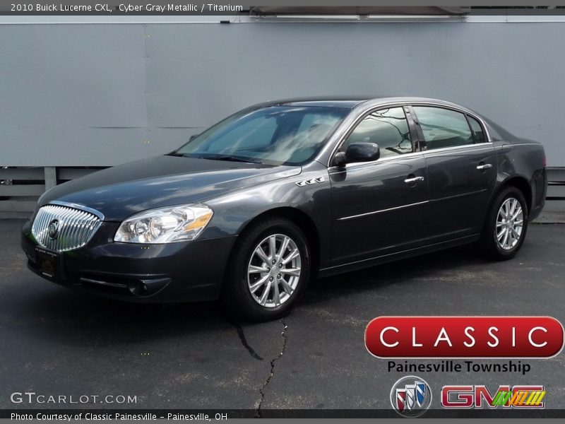 Cyber Gray Metallic / Titanium 2010 Buick Lucerne CXL