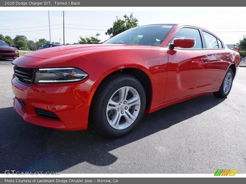 Torred / Black 2018 Dodge Charger SXT
