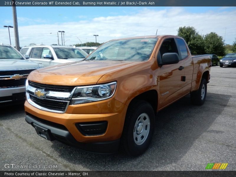  2017 Colorado WT Extended Cab Burning Hot Metallic
