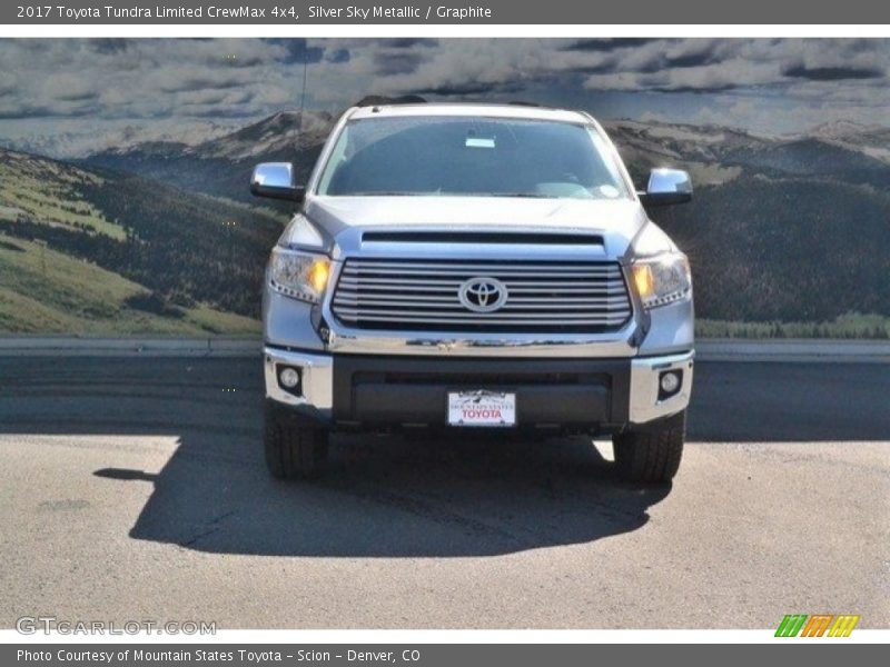 Silver Sky Metallic / Graphite 2017 Toyota Tundra Limited CrewMax 4x4