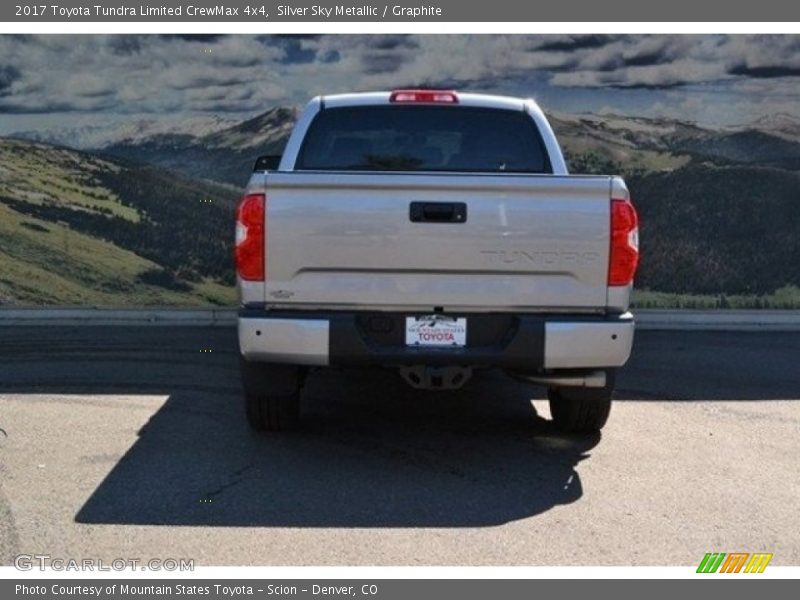 Silver Sky Metallic / Graphite 2017 Toyota Tundra Limited CrewMax 4x4