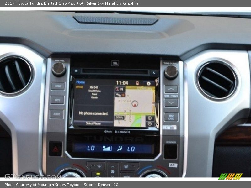 Silver Sky Metallic / Graphite 2017 Toyota Tundra Limited CrewMax 4x4